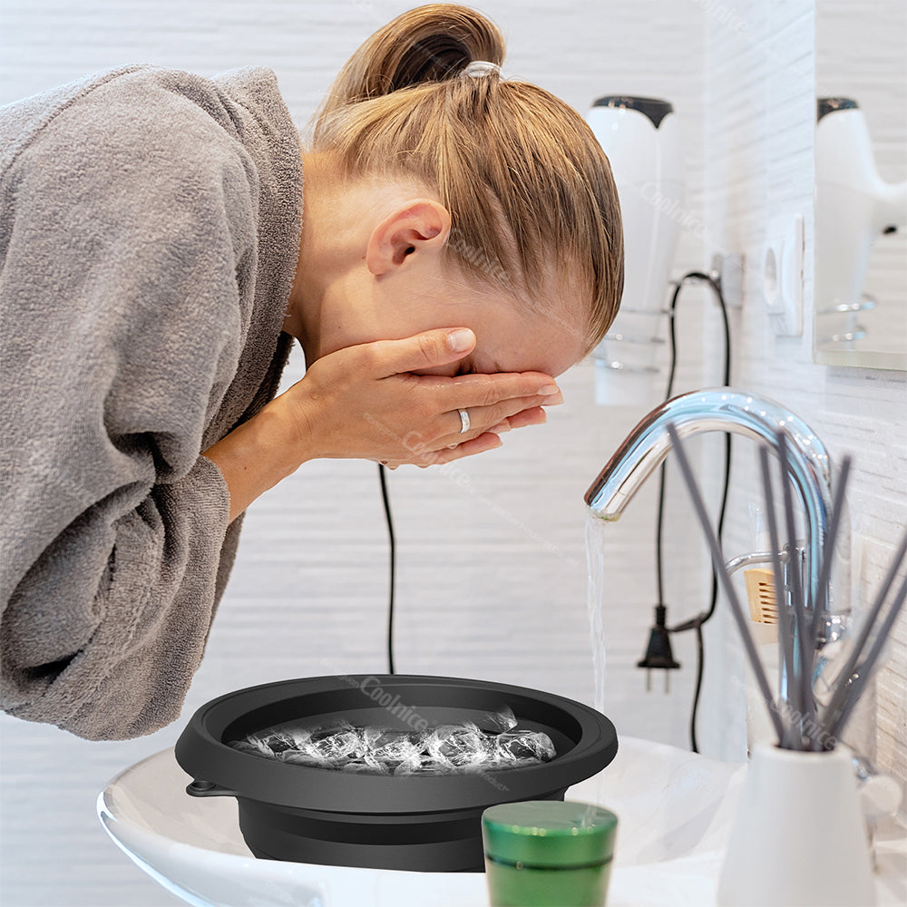 ❄️ Facial Ice Bath Bowl – Glow på sekunder!